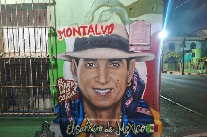 Montalvo “El Pirata de la Salsa” ya tiene su mural en el barrio de La Huaca 